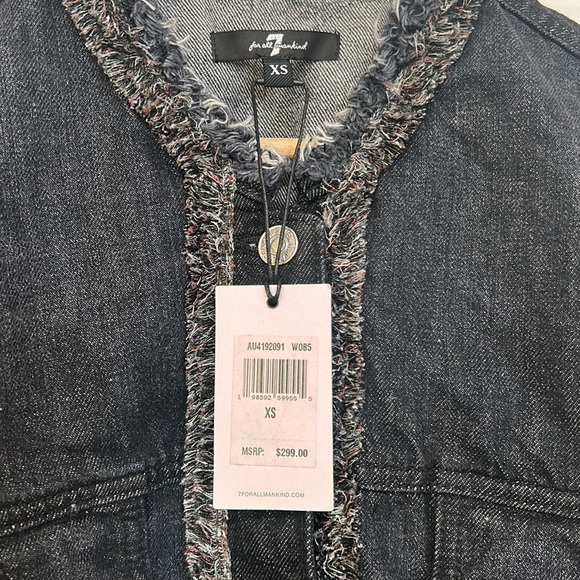 7 for All Mankind Jean Jacket - Picture 4 of 4
